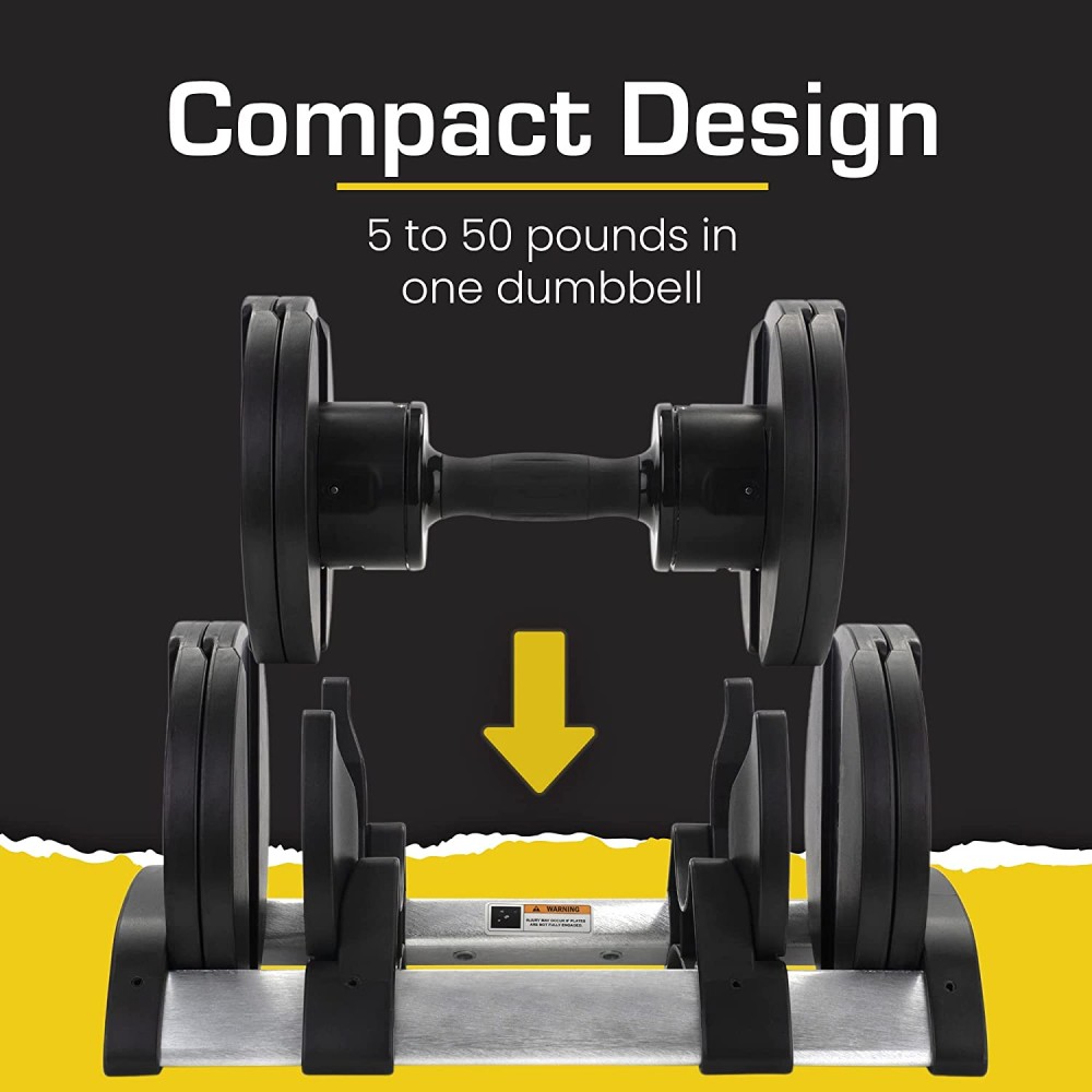 Adjustable Dumbbell Weight Set: image 2